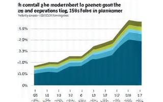 Infographic showing climate data trends over a globe